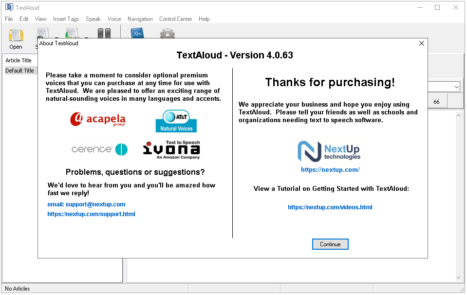 NextUp TextAloud 4.0.64 Crack with Serial Key & Keygen Free Download